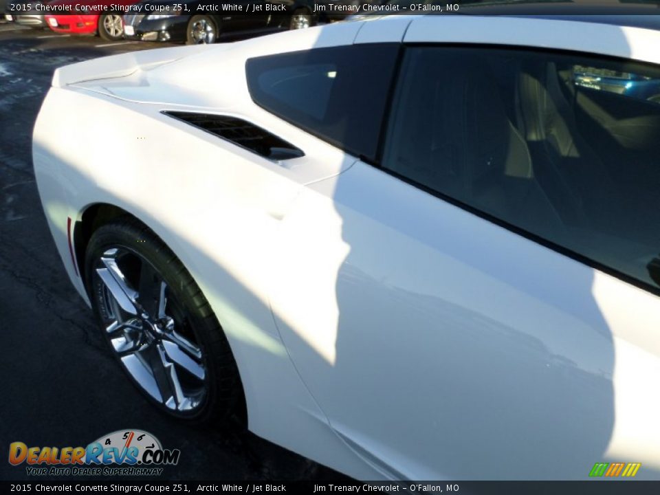 2015 Chevrolet Corvette Stingray Coupe Z51 Arctic White / Jet Black Photo #22