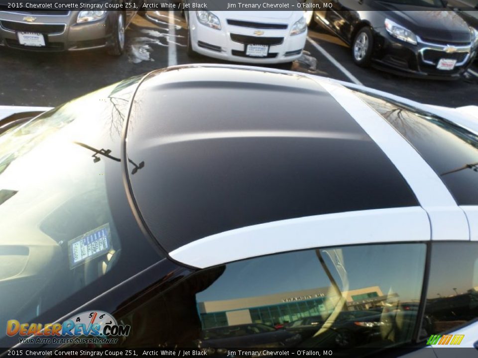 2015 Chevrolet Corvette Stingray Coupe Z51 Arctic White / Jet Black Photo #26