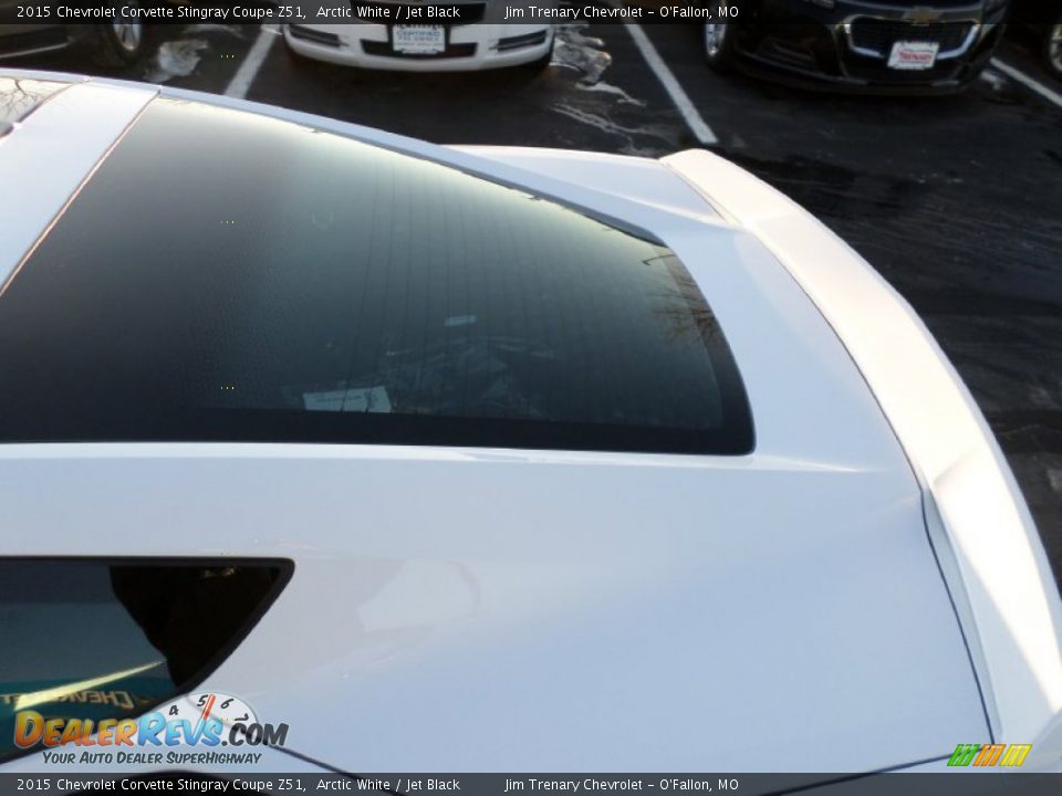 2015 Chevrolet Corvette Stingray Coupe Z51 Arctic White / Jet Black Photo #27