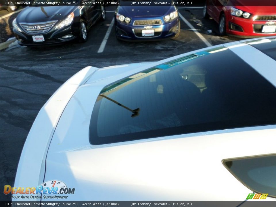 2015 Chevrolet Corvette Stingray Coupe Z51 Arctic White / Jet Black Photo #28