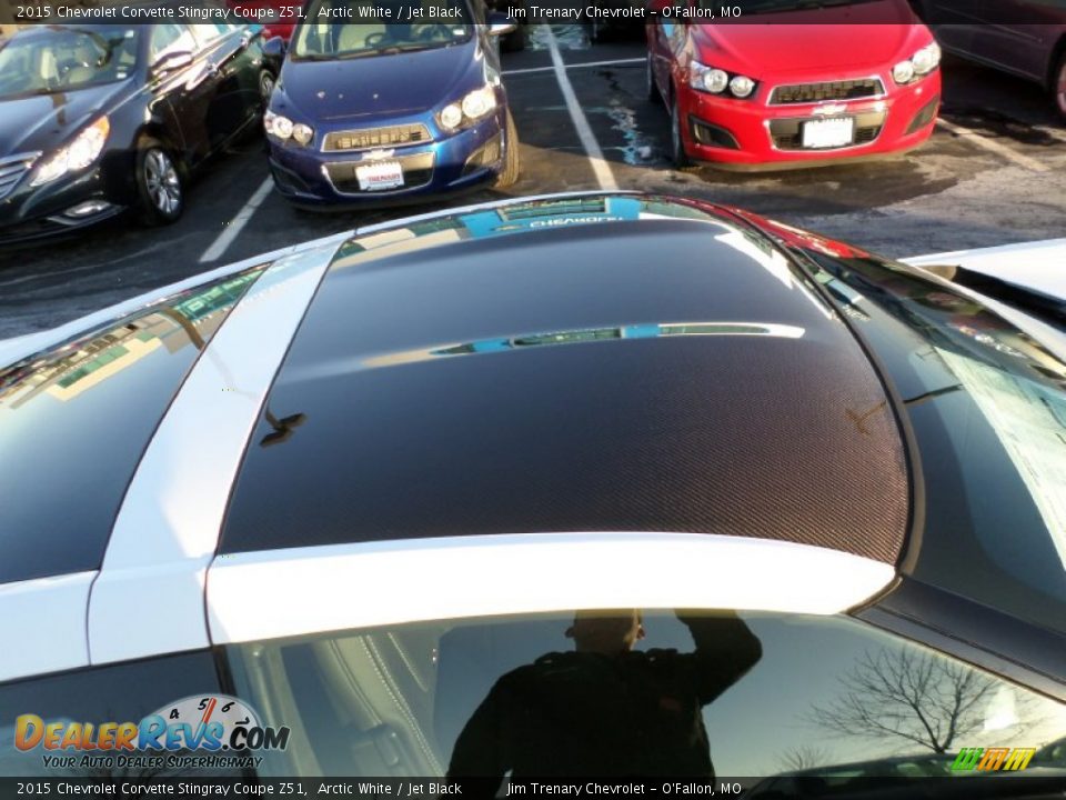 2015 Chevrolet Corvette Stingray Coupe Z51 Arctic White / Jet Black Photo #29