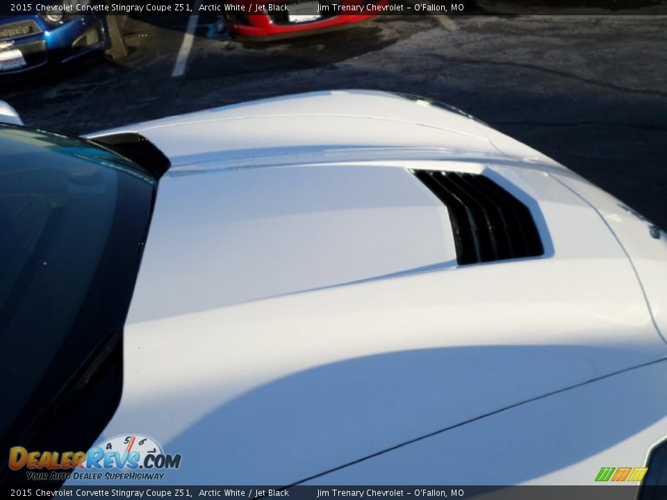 2015 Chevrolet Corvette Stingray Coupe Z51 Arctic White / Jet Black Photo #30