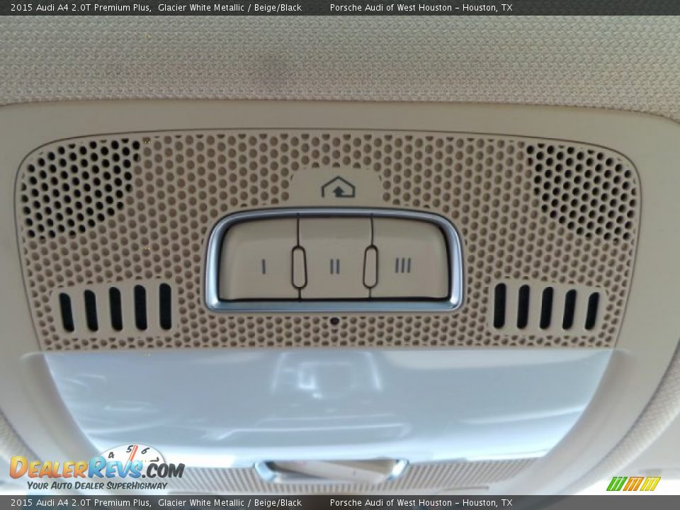 2015 Audi A4 2.0T Premium Plus Glacier White Metallic / Beige/Black Photo #16