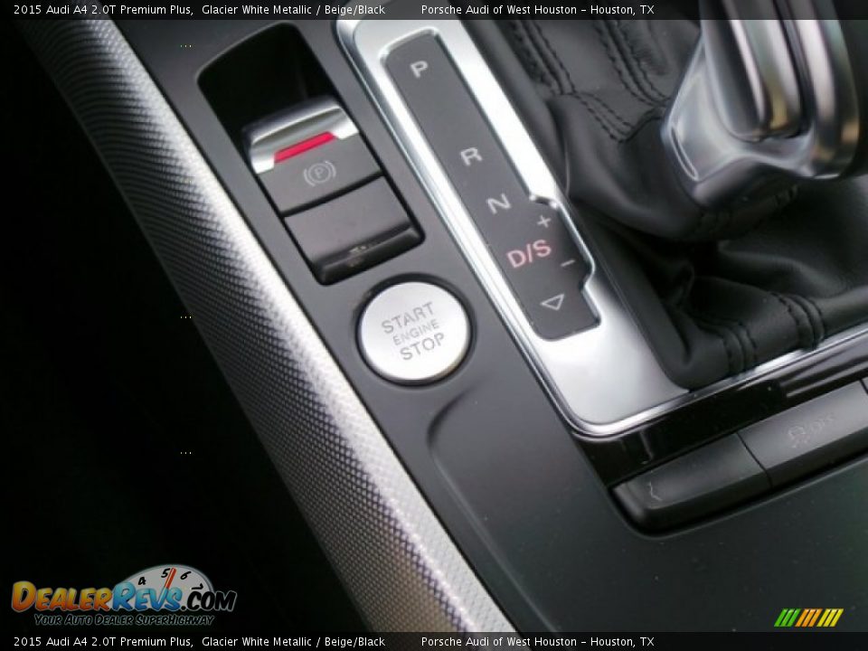 2015 Audi A4 2.0T Premium Plus Glacier White Metallic / Beige/Black Photo #20