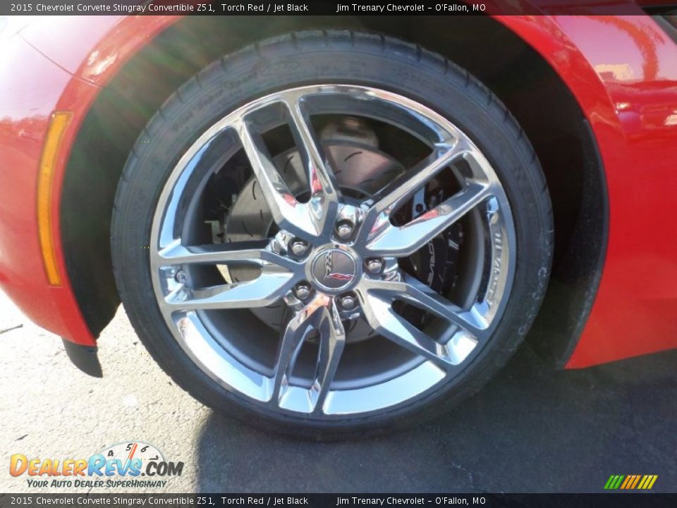 2015 Chevrolet Corvette Stingray Convertible Z51 Torch Red / Jet Black Photo #9