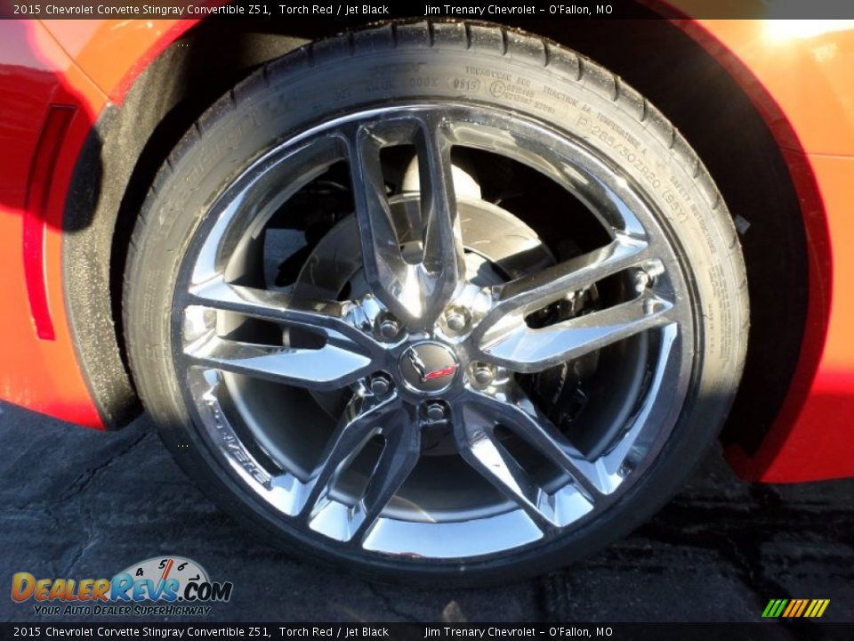 2015 Chevrolet Corvette Stingray Convertible Z51 Torch Red / Jet Black Photo #11