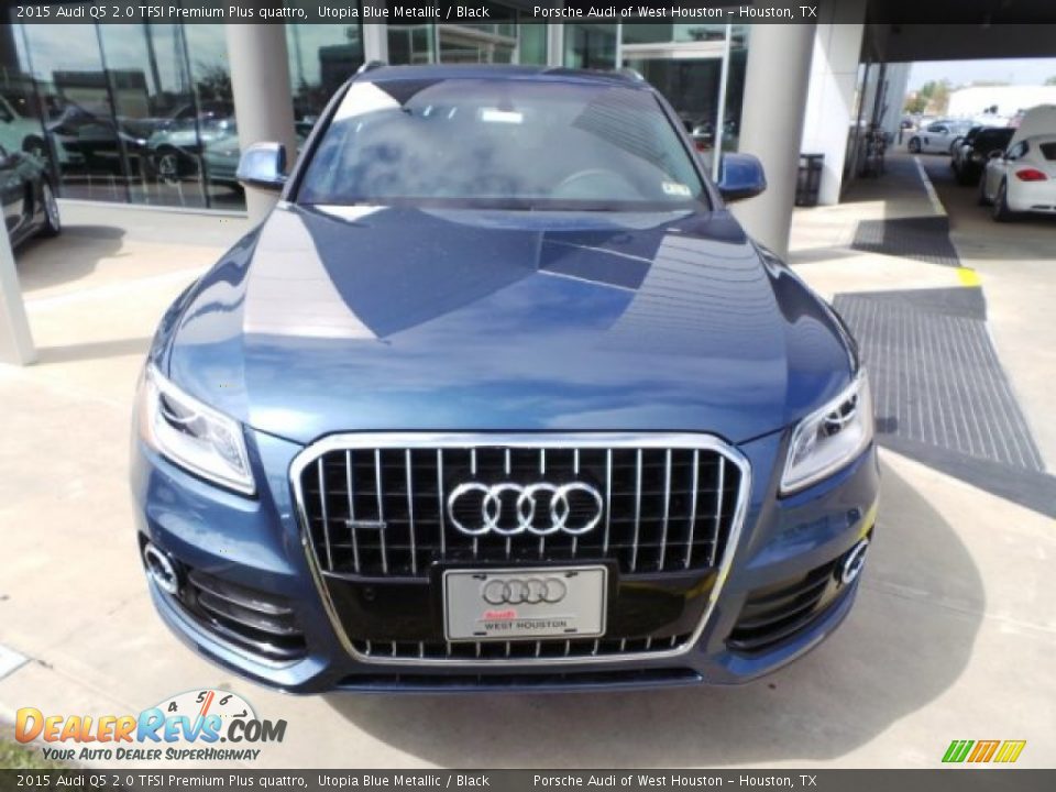 2015 Audi Q5 2.0 TFSI Premium Plus quattro Utopia Blue Metallic / Black Photo #2