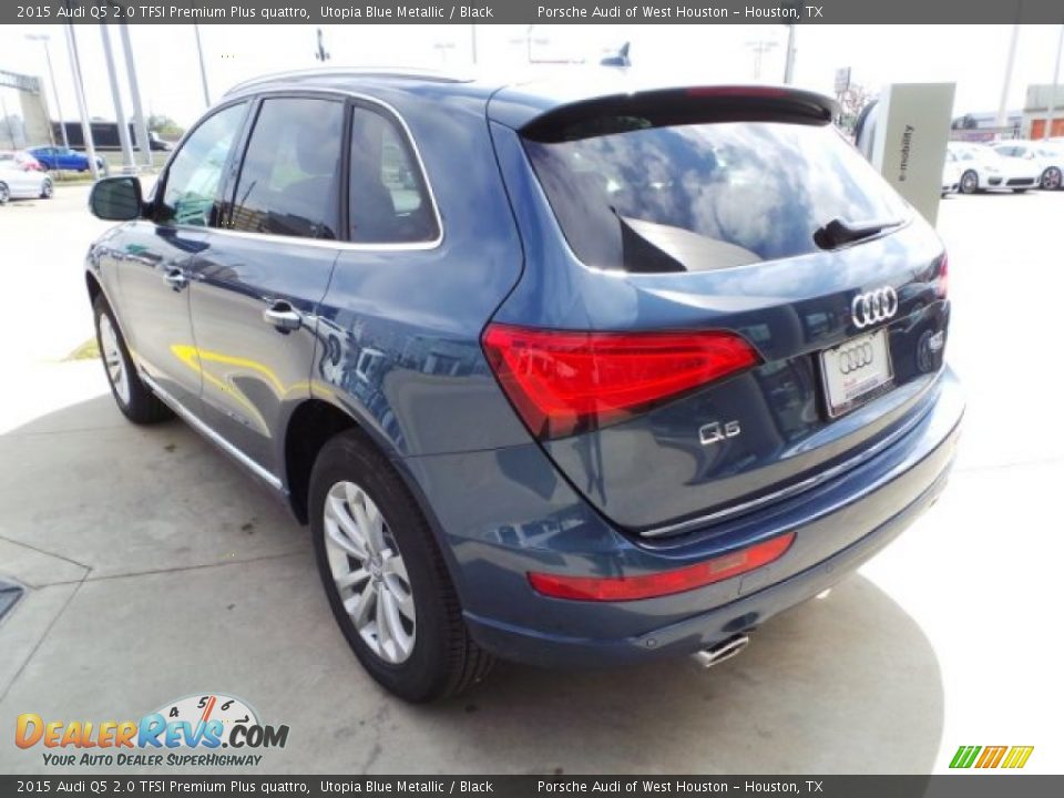 2015 Audi Q5 2.0 TFSI Premium Plus quattro Utopia Blue Metallic / Black Photo #5
