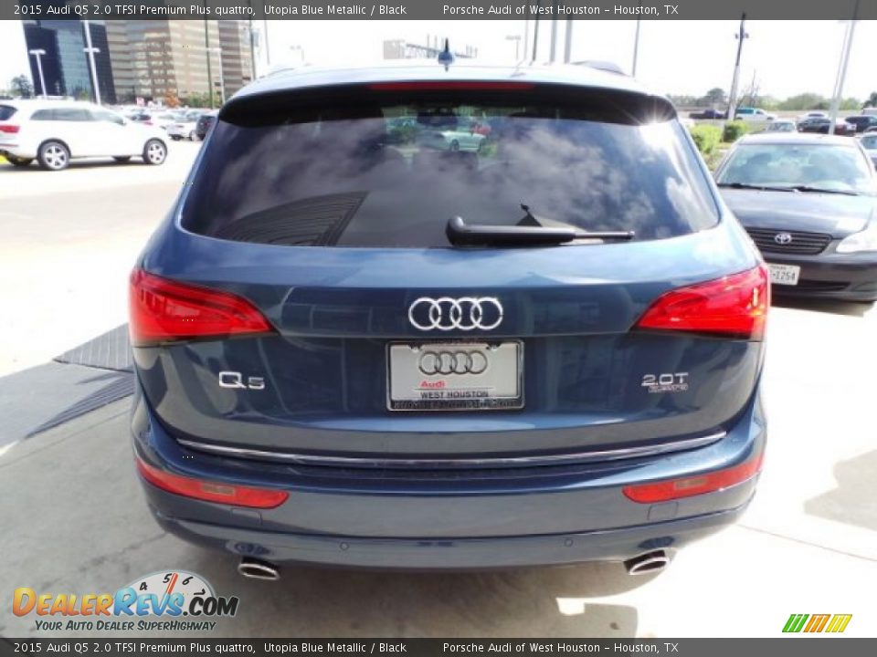 2015 Audi Q5 2.0 TFSI Premium Plus quattro Utopia Blue Metallic / Black Photo #6