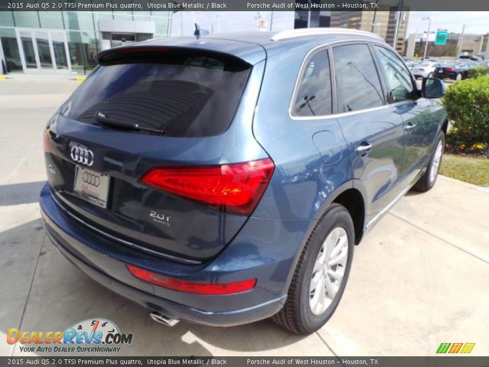2015 Audi Q5 2.0 TFSI Premium Plus quattro Utopia Blue Metallic / Black Photo #7
