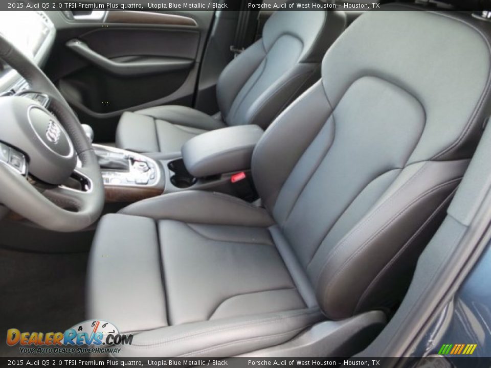 2015 Audi Q5 2.0 TFSI Premium Plus quattro Utopia Blue Metallic / Black Photo #12