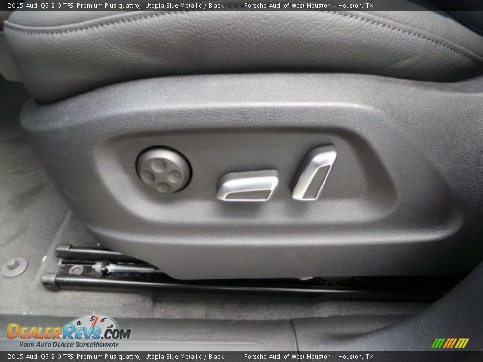 2015 Audi Q5 2.0 TFSI Premium Plus quattro Utopia Blue Metallic / Black Photo #13