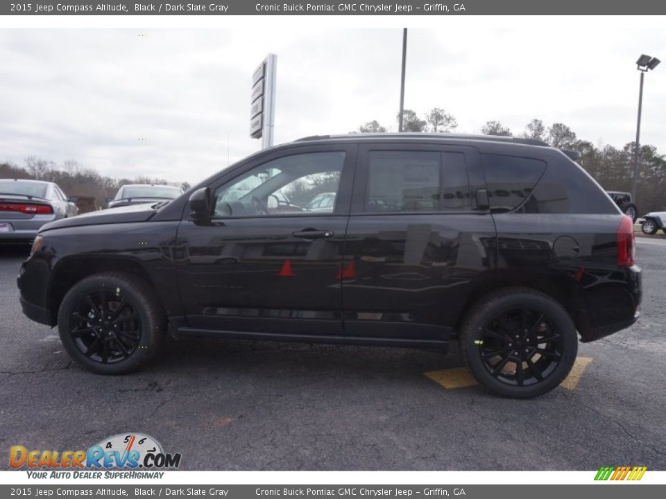 2015 Jeep Compass Altitude Black / Dark Slate Gray Photo #4