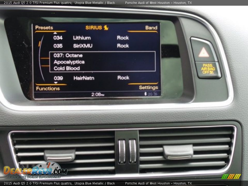 2015 Audi Q5 2.0 TFSI Premium Plus quattro Utopia Blue Metallic / Black Photo #18
