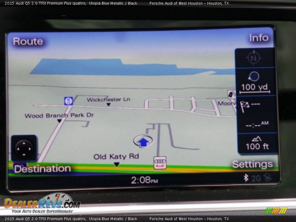 2015 Audi Q5 2.0 TFSI Premium Plus quattro Utopia Blue Metallic / Black Photo #19