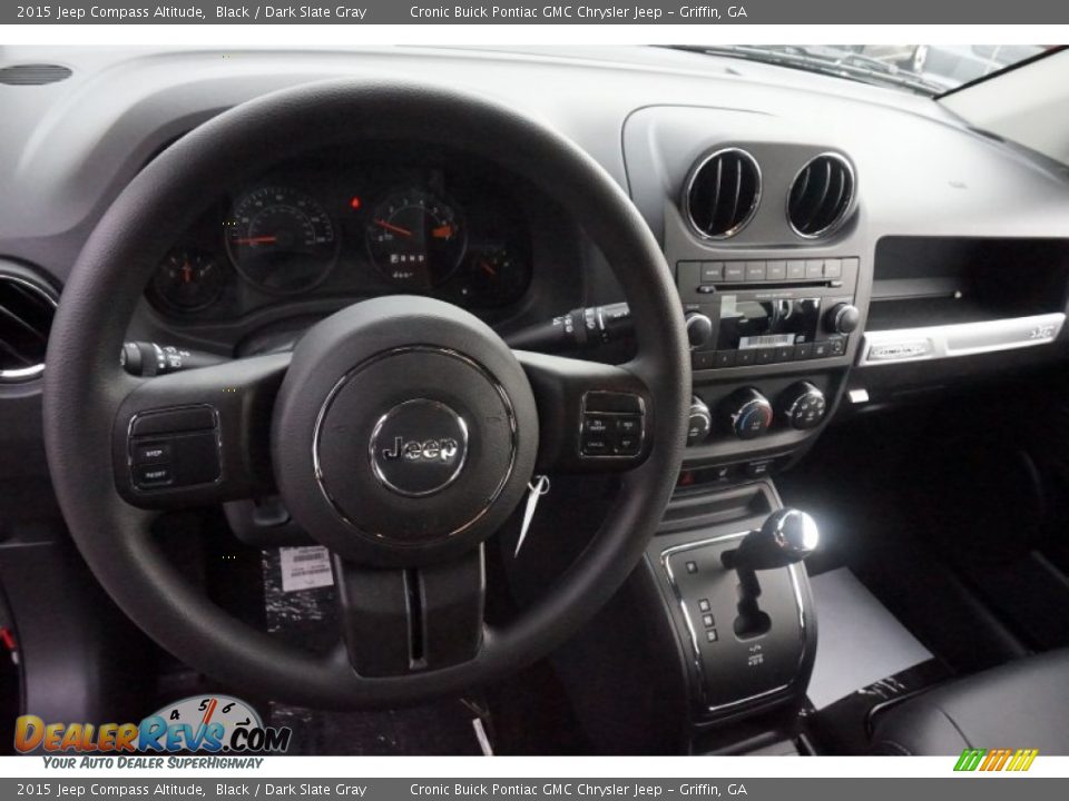 2015 Jeep Compass Altitude Black / Dark Slate Gray Photo #10