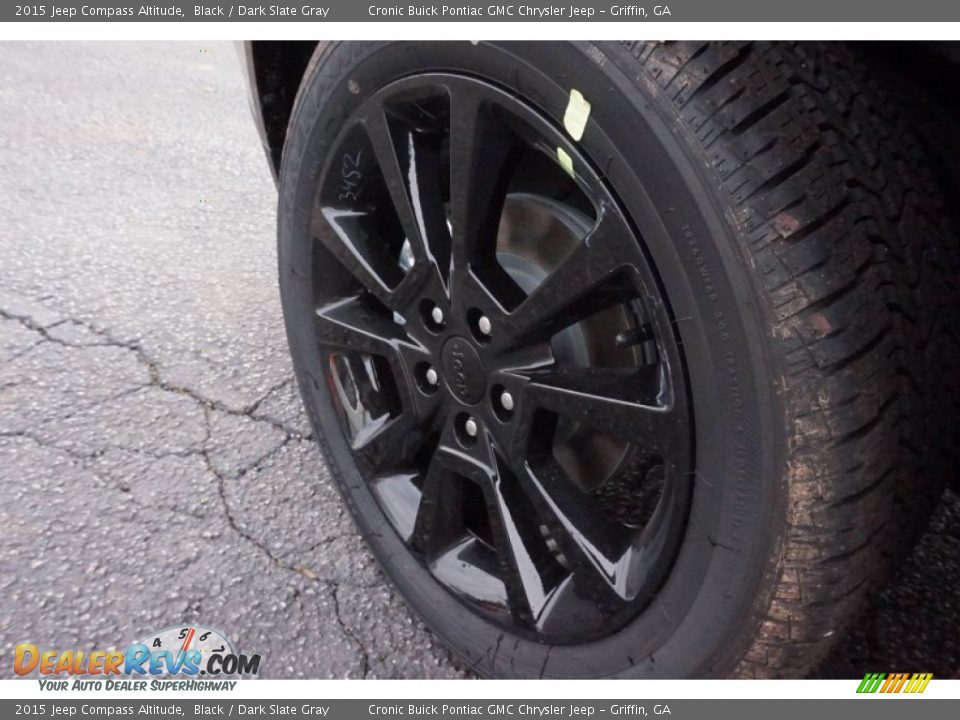 2015 Jeep Compass Altitude Black / Dark Slate Gray Photo #12