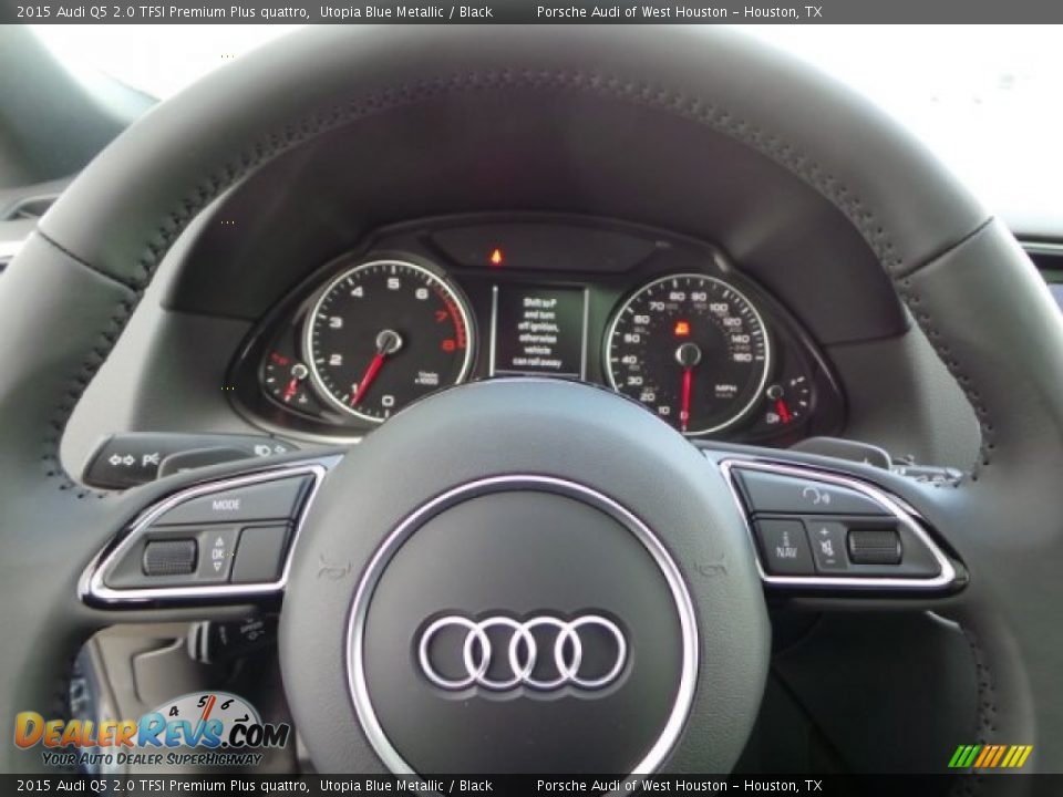 2015 Audi Q5 2.0 TFSI Premium Plus quattro Utopia Blue Metallic / Black Photo #23