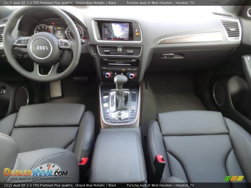 2015 Audi Q5 2.0 TFSI Premium Plus quattro Utopia Blue Metallic / Black Photo #26