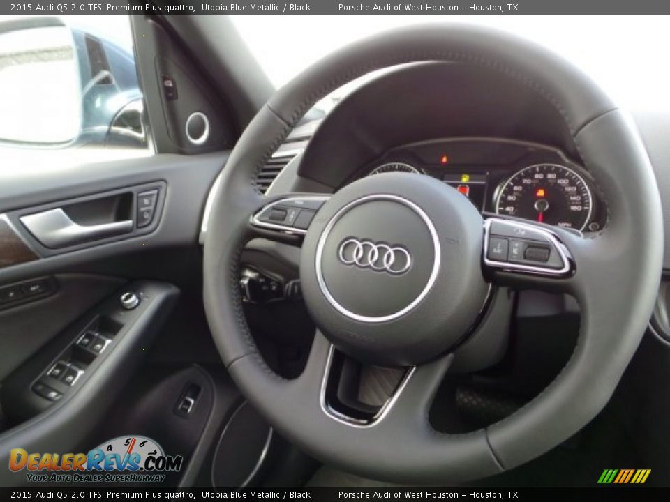 2015 Audi Q5 2.0 TFSI Premium Plus quattro Utopia Blue Metallic / Black Photo #27