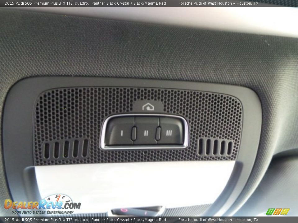 2015 Audi SQ5 Premium Plus 3.0 TFSI quattro Panther Black Crystal / Black/Magma Red Photo #17