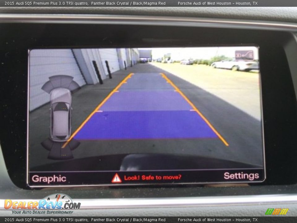 2015 Audi SQ5 Premium Plus 3.0 TFSI quattro Panther Black Crystal / Black/Magma Red Photo #20