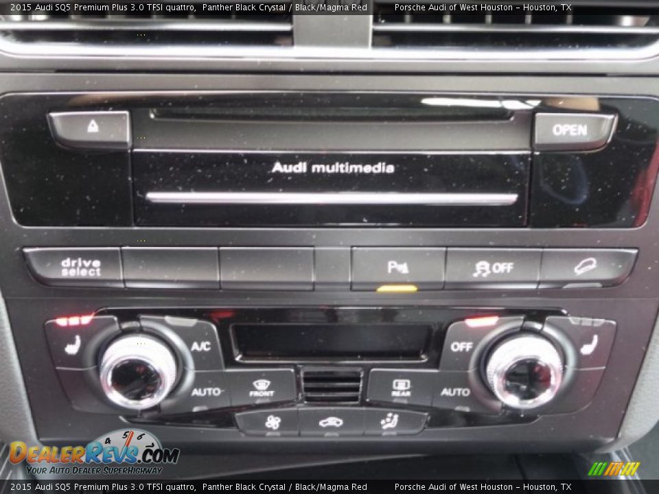 2015 Audi SQ5 Premium Plus 3.0 TFSI quattro Panther Black Crystal / Black/Magma Red Photo #21