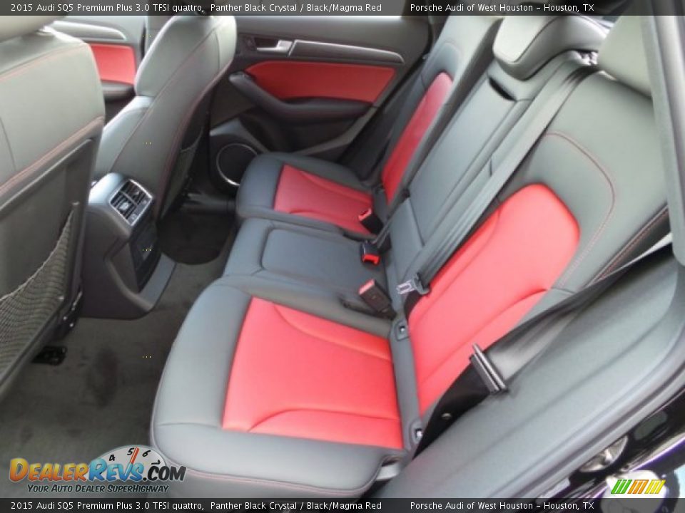 Rear Seat of 2015 Audi SQ5 Premium Plus 3.0 TFSI quattro Photo #25