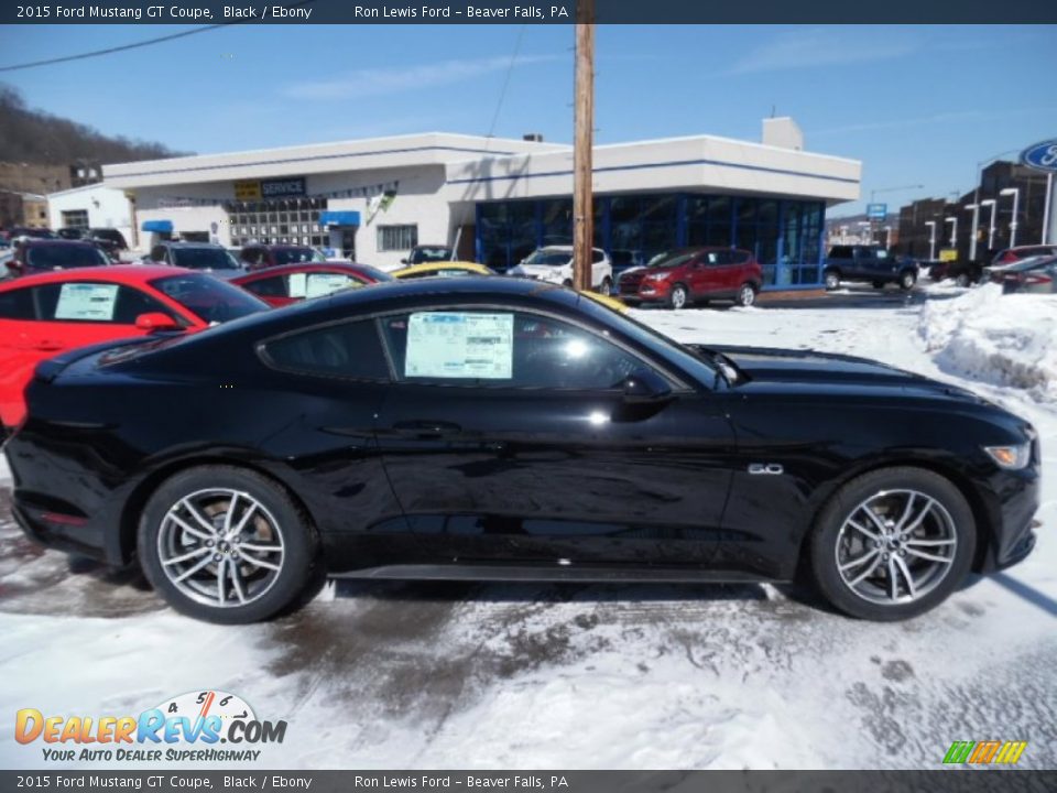 2015 Ford Mustang GT Coupe Black / Ebony Photo #1