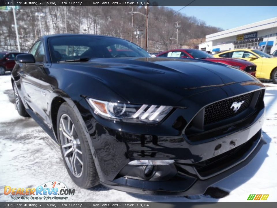 2015 Ford Mustang GT Coupe Black / Ebony Photo #2