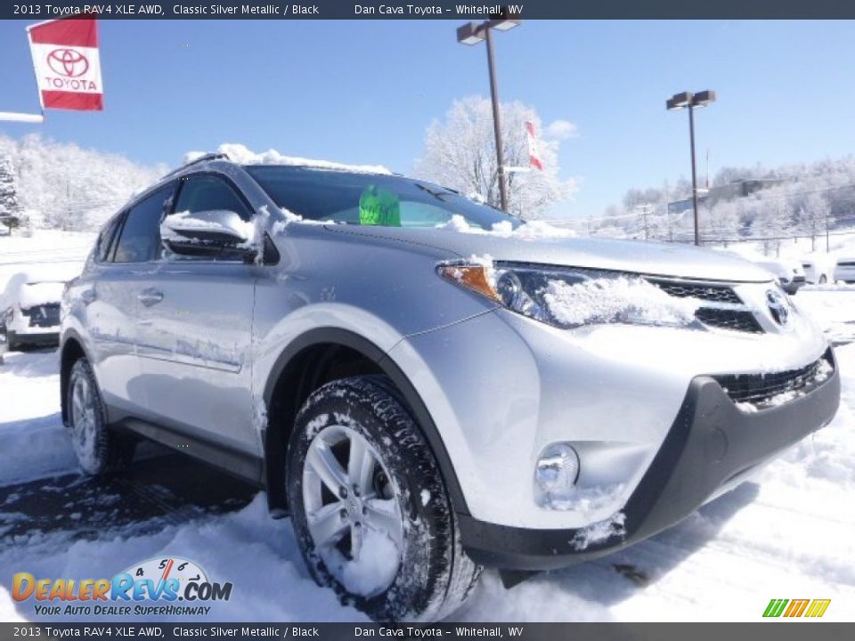 2013 Toyota RAV4 XLE AWD Classic Silver Metallic / Black Photo #1