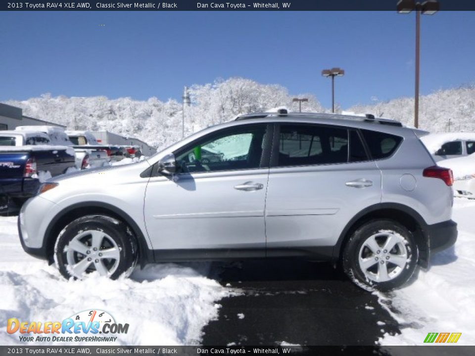 2013 Toyota RAV4 XLE AWD Classic Silver Metallic / Black Photo #7
