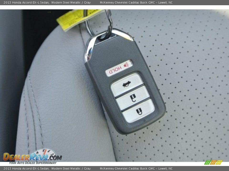 2013 Honda Accord EX-L Sedan Modern Steel Metallic / Gray Photo #16