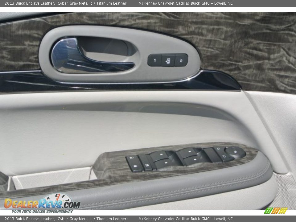 2013 Buick Enclave Leather Cyber Gray Metallic / Titanium Leather Photo #11