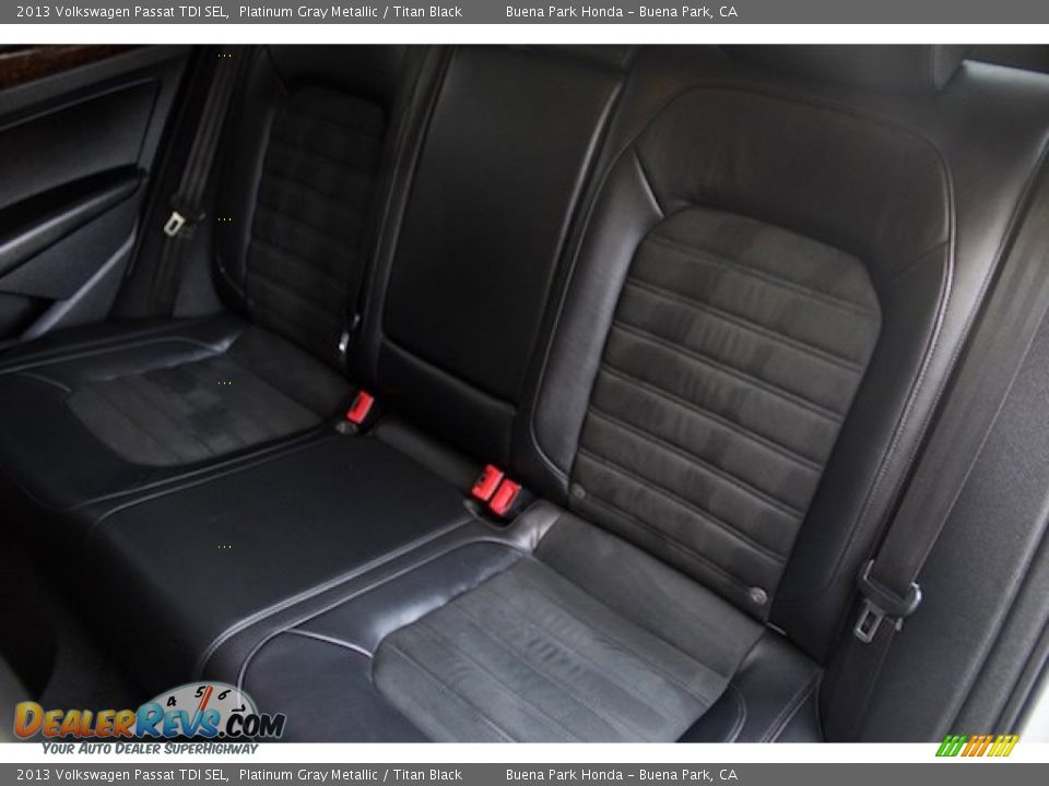 2013 Volkswagen Passat TDI SEL Platinum Gray Metallic / Titan Black Photo #13