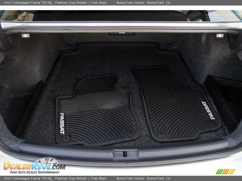 2013 Volkswagen Passat TDI SEL Platinum Gray Metallic / Titan Black Photo #14