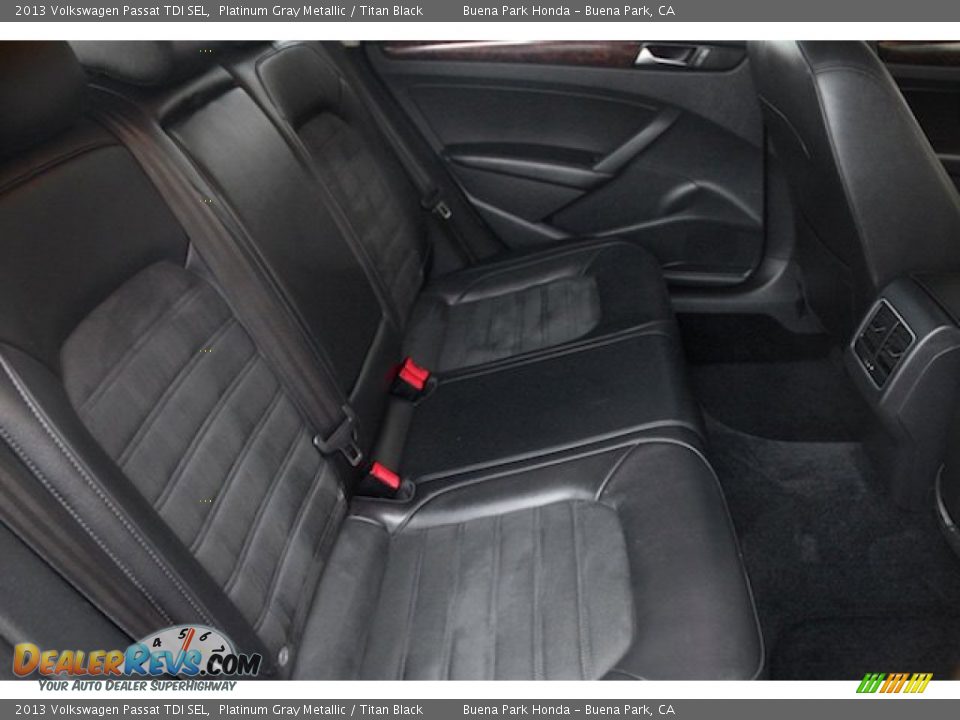 2013 Volkswagen Passat TDI SEL Platinum Gray Metallic / Titan Black Photo #15