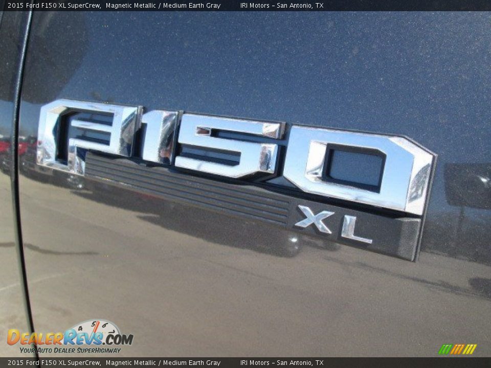 2015 Ford F150 XL SuperCrew Magnetic Metallic / Medium Earth Gray Photo #4