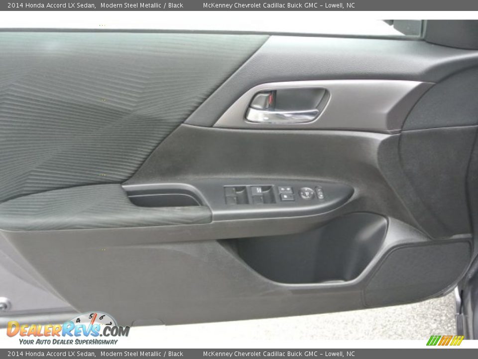 2014 Honda Accord LX Sedan Modern Steel Metallic / Black Photo #10