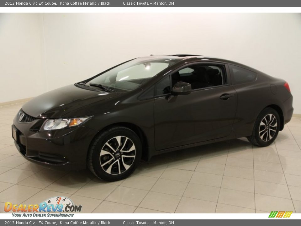 Front 3/4 View of 2013 Honda Civic EX Coupe Photo #3