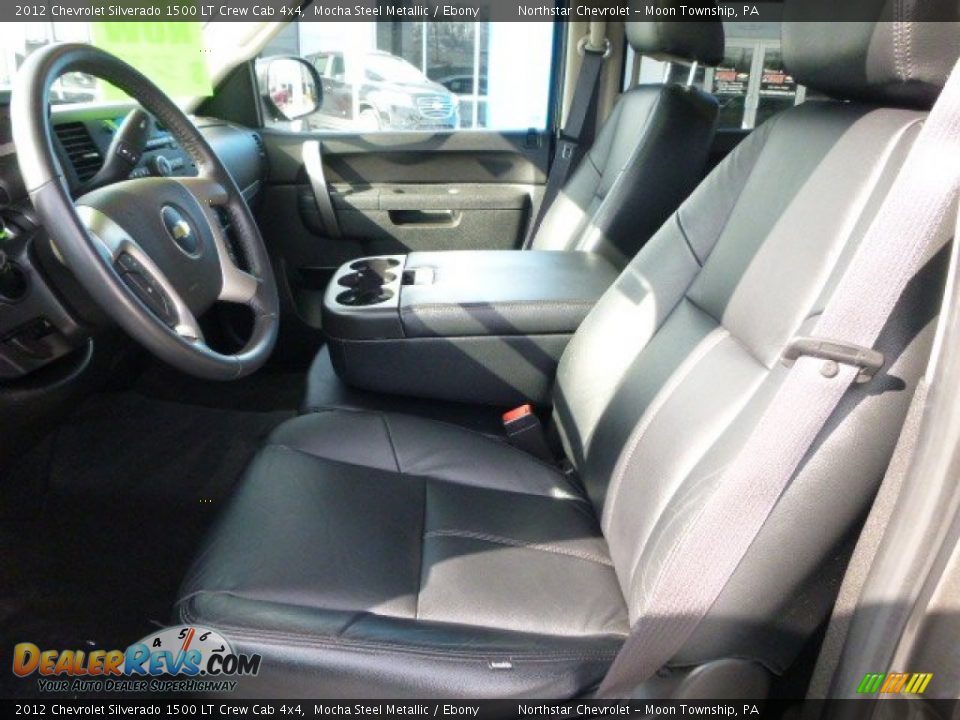 2012 Chevrolet Silverado 1500 LT Crew Cab 4x4 Mocha Steel Metallic / Ebony Photo #12