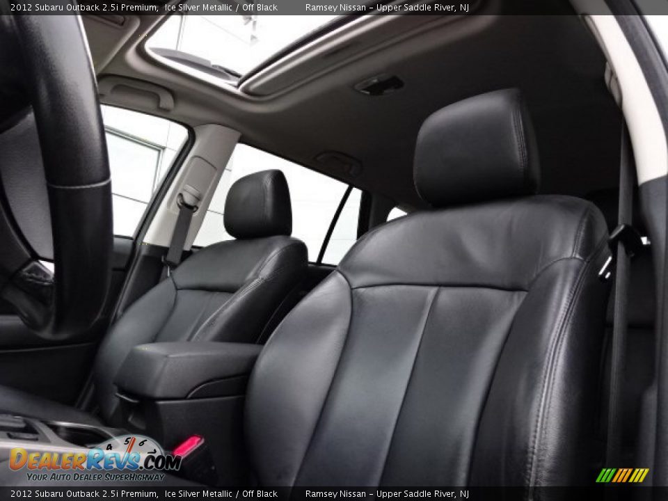 2012 Subaru Outback 2.5i Premium Ice Silver Metallic / Off Black Photo #14