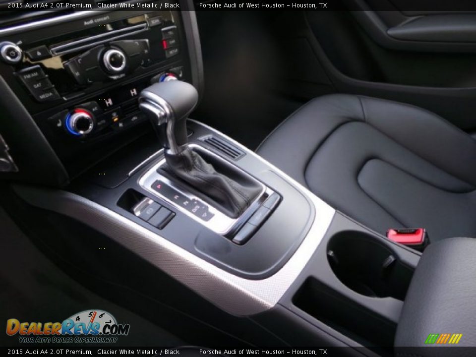 2015 Audi A4 2.0T Premium Glacier White Metallic / Black Photo #15