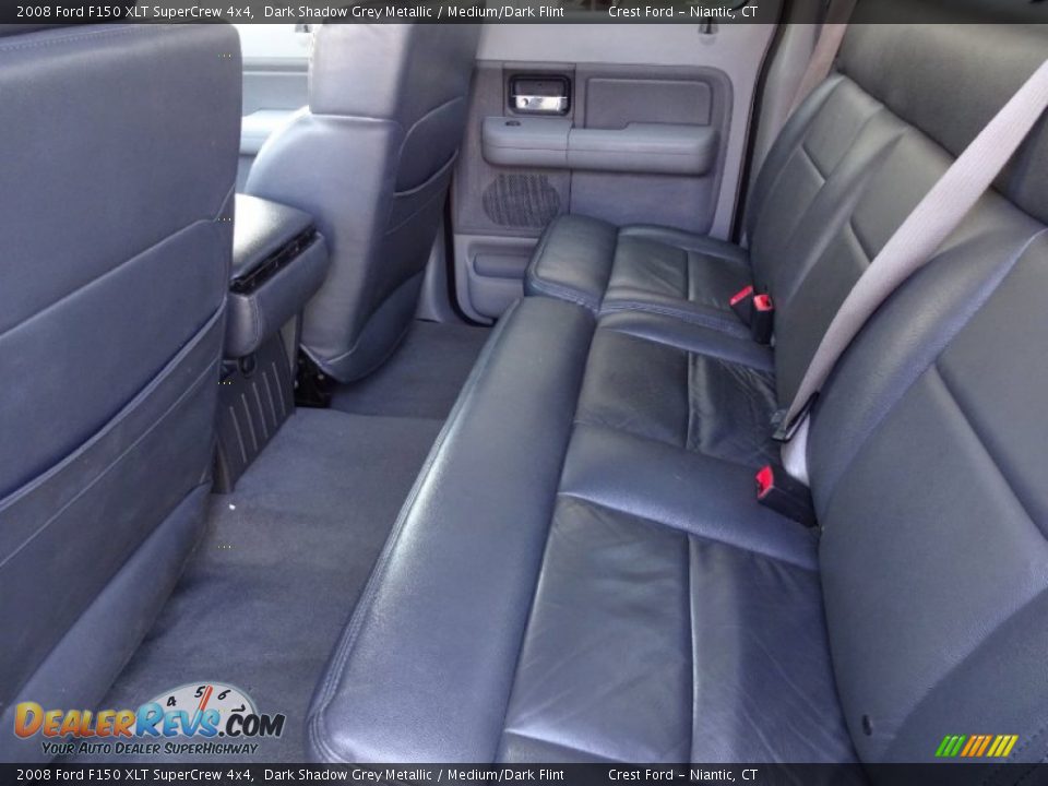 2008 Ford F150 XLT SuperCrew 4x4 Dark Shadow Grey Metallic / Medium/Dark Flint Photo #12