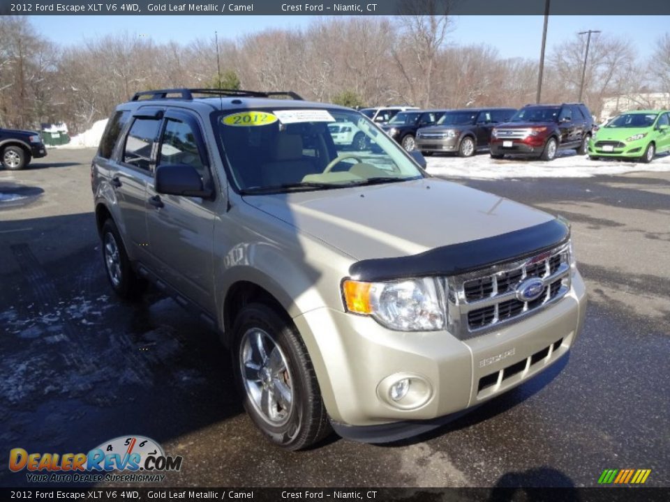2012 Ford Escape XLT V6 4WD Gold Leaf Metallic / Camel Photo #1