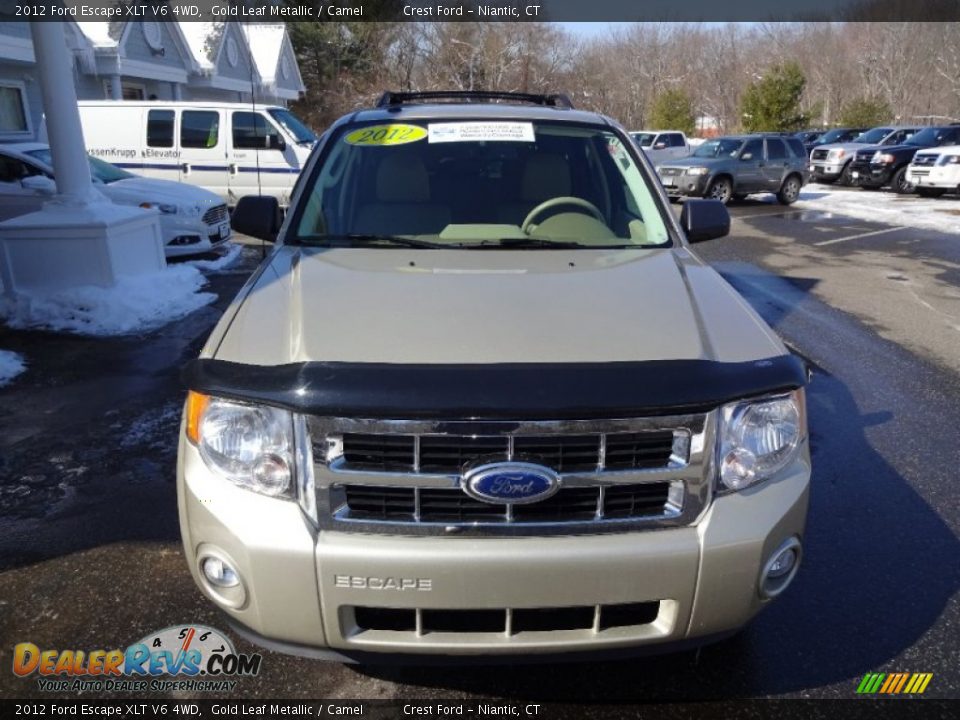 2012 Ford Escape XLT V6 4WD Gold Leaf Metallic / Camel Photo #2
