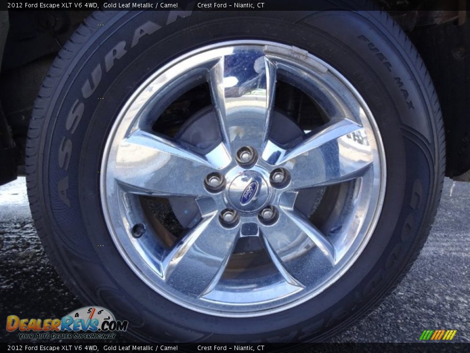 2012 Ford Escape XLT V6 4WD Gold Leaf Metallic / Camel Photo #8