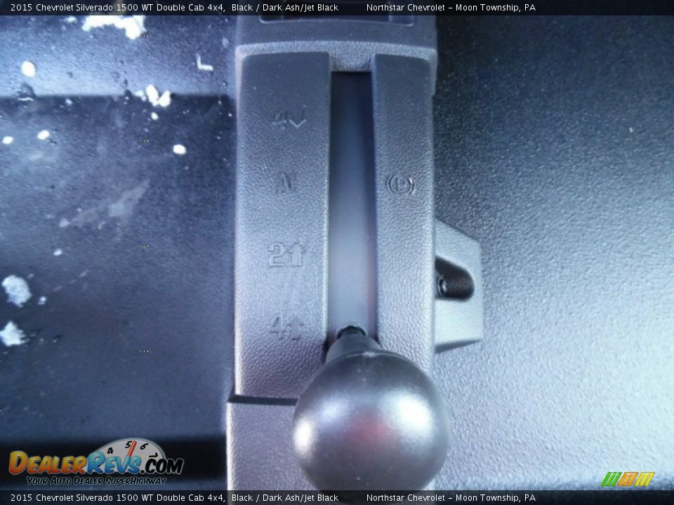 2015 Chevrolet Silverado 1500 WT Double Cab 4x4 Black / Dark Ash/Jet Black Photo #18