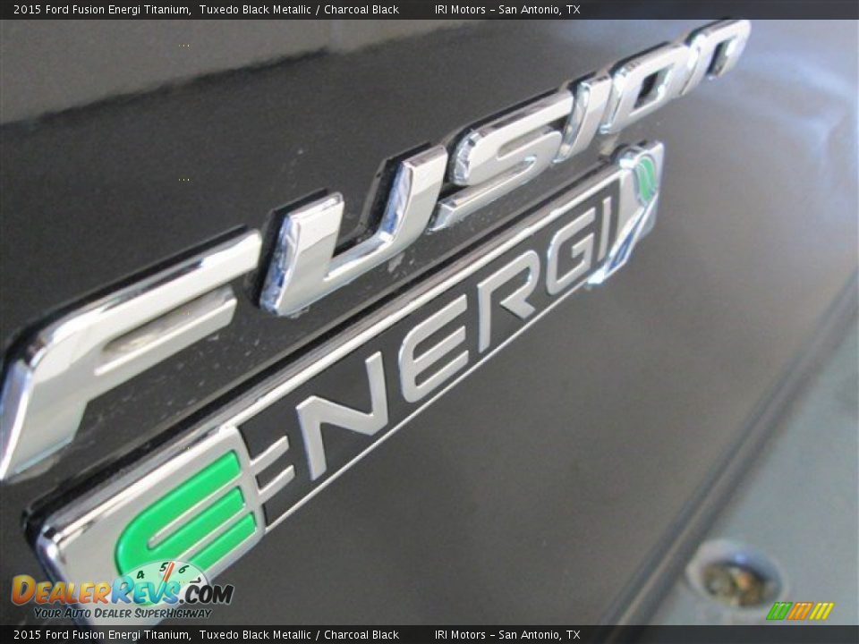 2015 Ford Fusion Energi Titanium Tuxedo Black Metallic / Charcoal Black Photo #4