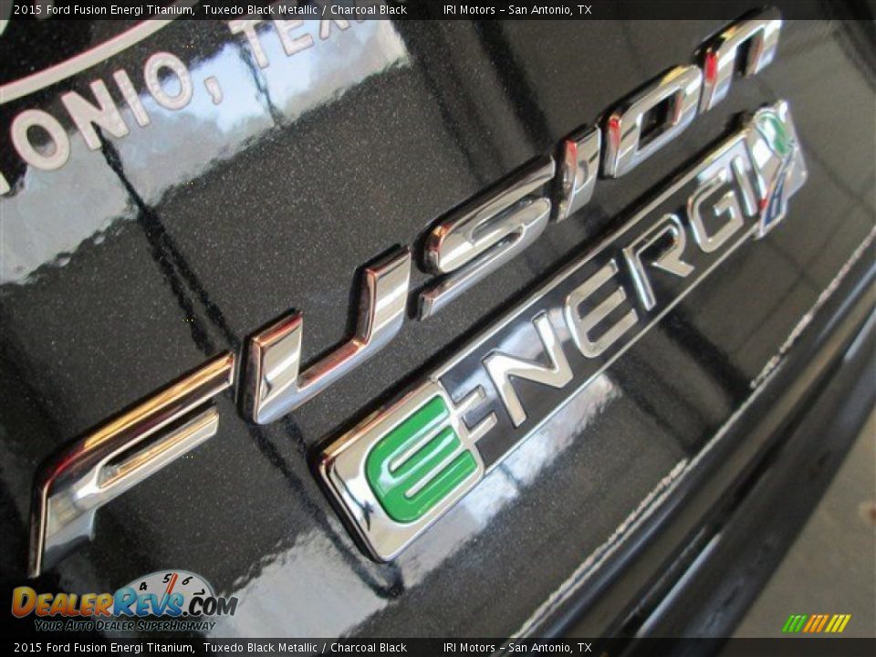 2015 Ford Fusion Energi Titanium Tuxedo Black Metallic / Charcoal Black Photo #7